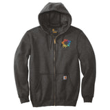 Carhartt Men's Cotton/Polyester Midweight Hooded Zip-Front Sweatshirt Embroidery - Mato & Hash