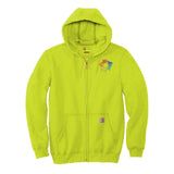 Carhartt Men's Cotton/Polyester Midweight Hooded Zip-Front Sweatshirt Embroidery - Mato & Hash