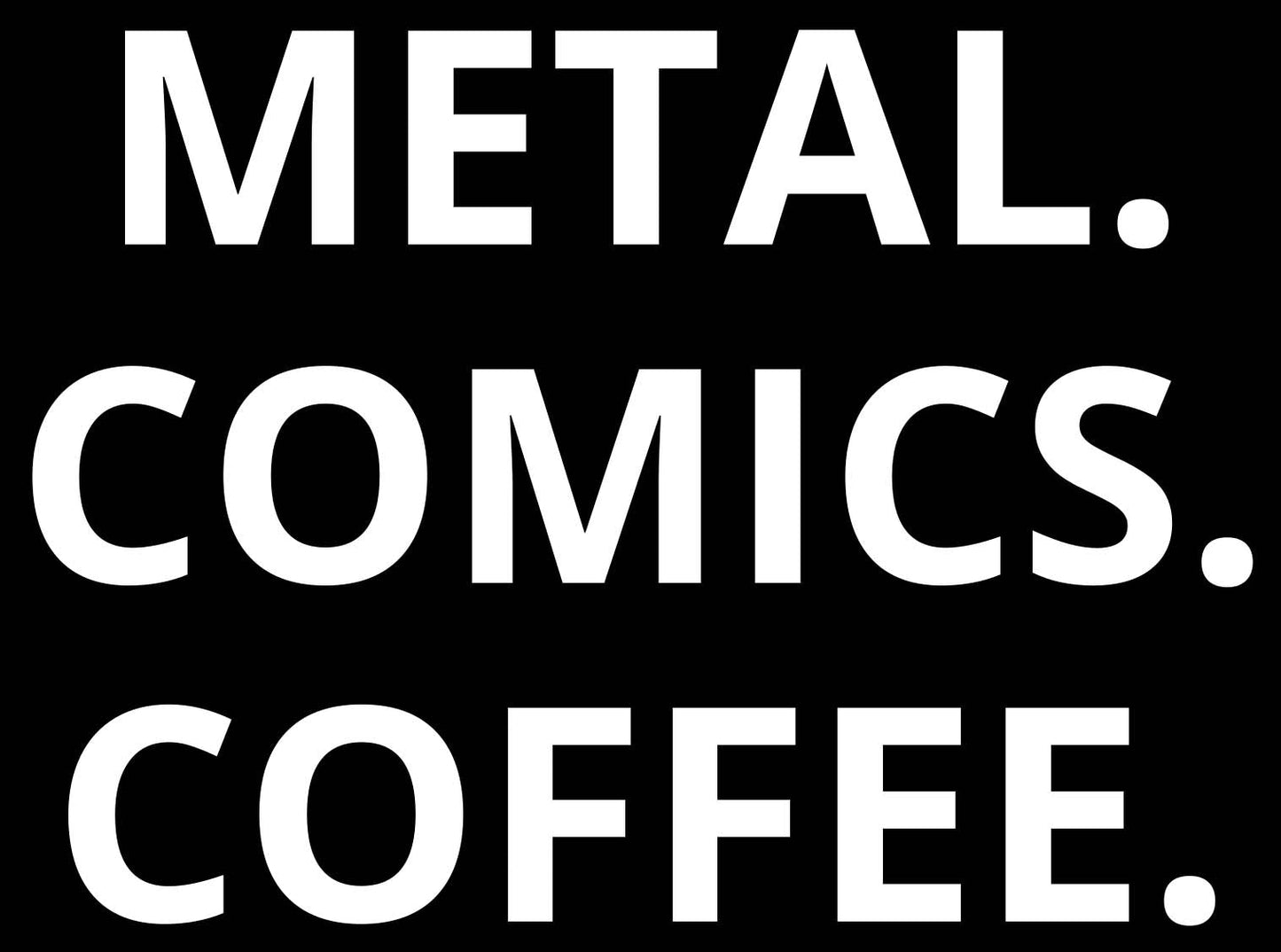 Carla Harvey Metal Comics Coffee T-Shirt and Tumbler Combo - Mato & Hash