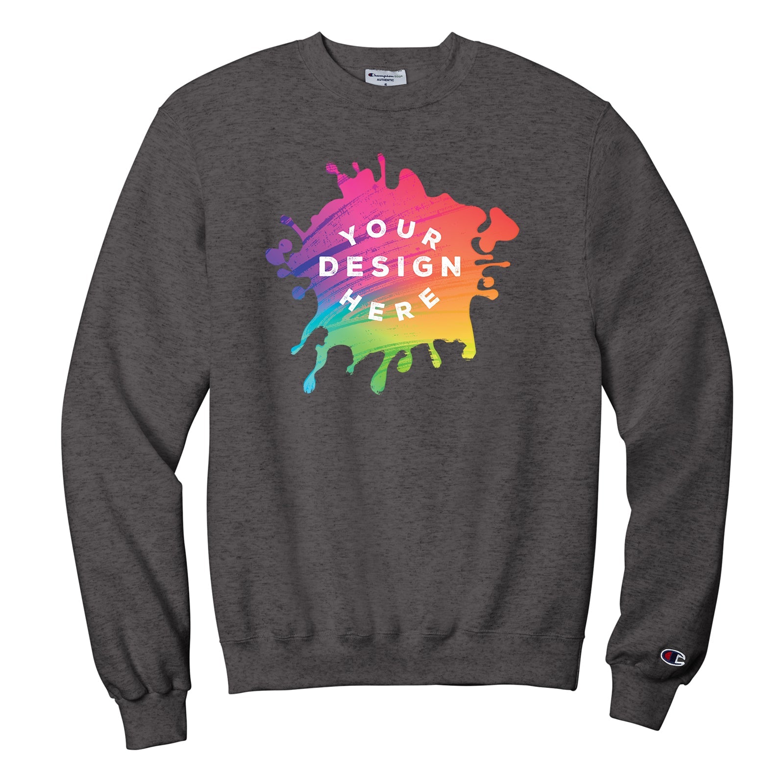 Champion Powerblend Cotton/Polyester Men's Crewneck Sweatshirt - Mato & Hash