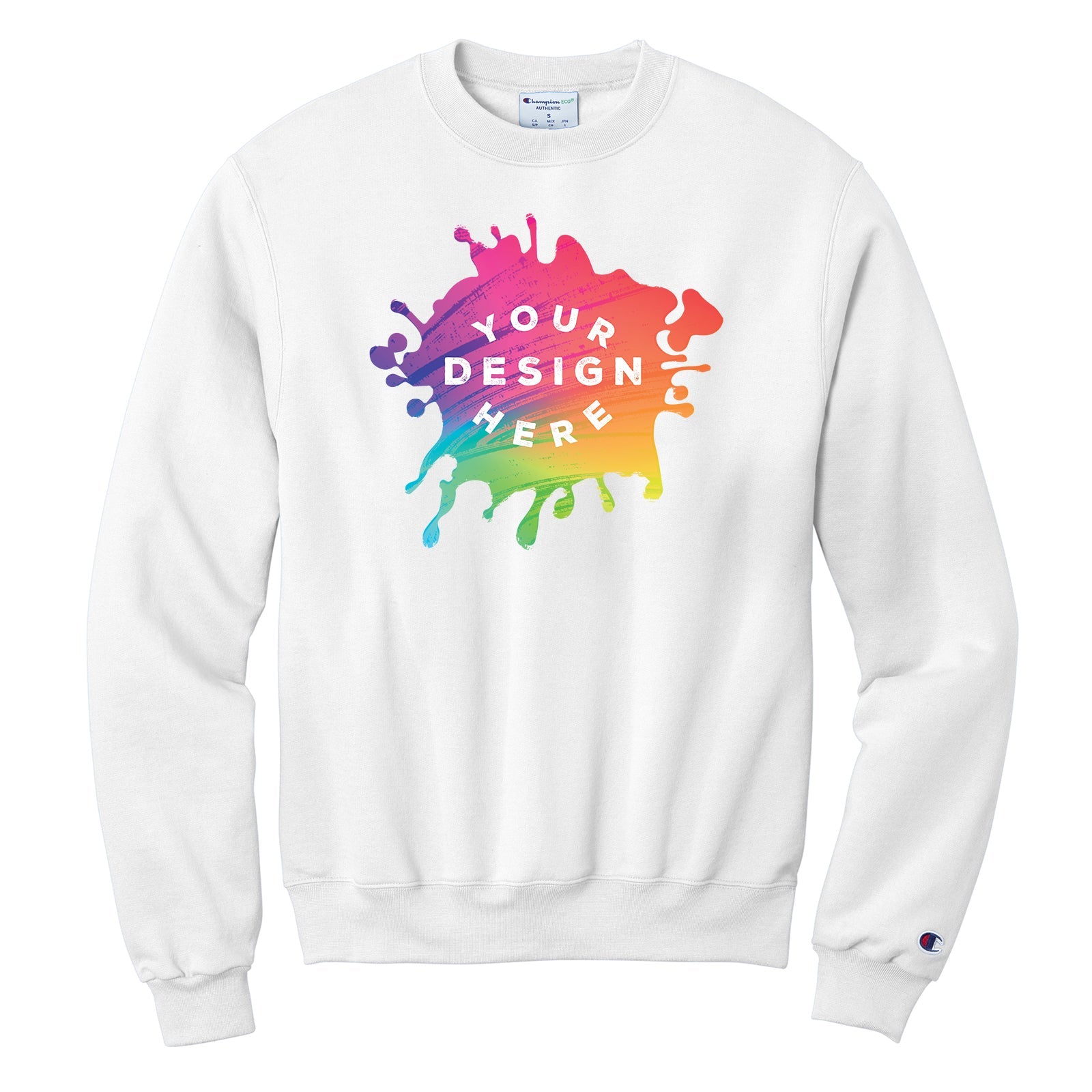Champion Powerblend Cotton/Polyester Men's Crewneck Sweatshirt - Mato & Hash