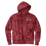 Champion ® Reverse Weave ® Scrunch-Dye Tie-Dye Hooded Sweatshirt Embroidery - Mato & Hash