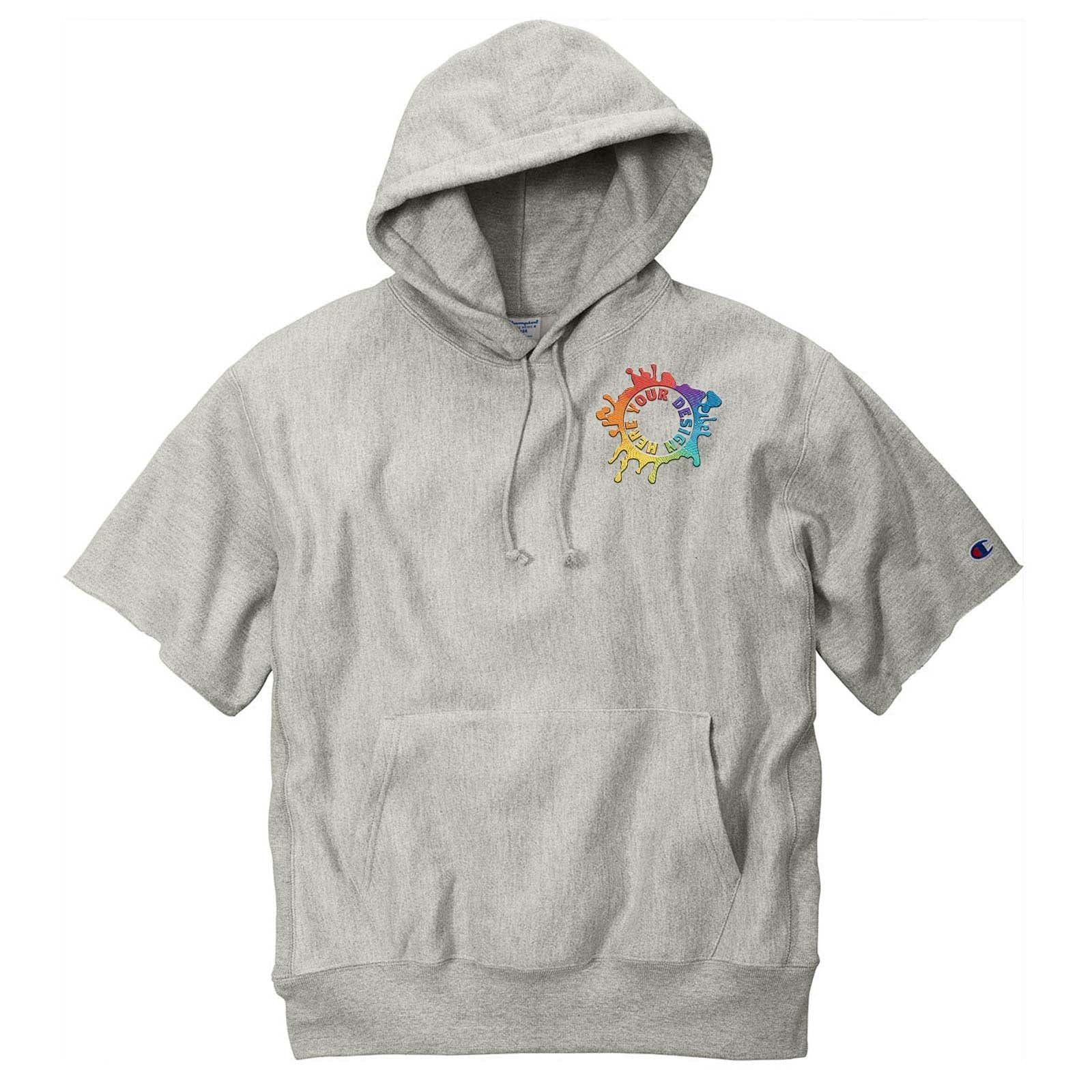 Champion ® Reverse Weave ® Short Sleeve Hooded Sweatshirt