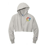 Champion ® Women’s Reverse Weave ® Cropped Cut-Off Hooded Sweatshirt Embroidery - Mato & Hash