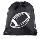 Classic Football Polyester Drawstring Bag