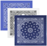 Classic Paisley or Solid Color 27" x 27" Bandanas - Mato & Hash