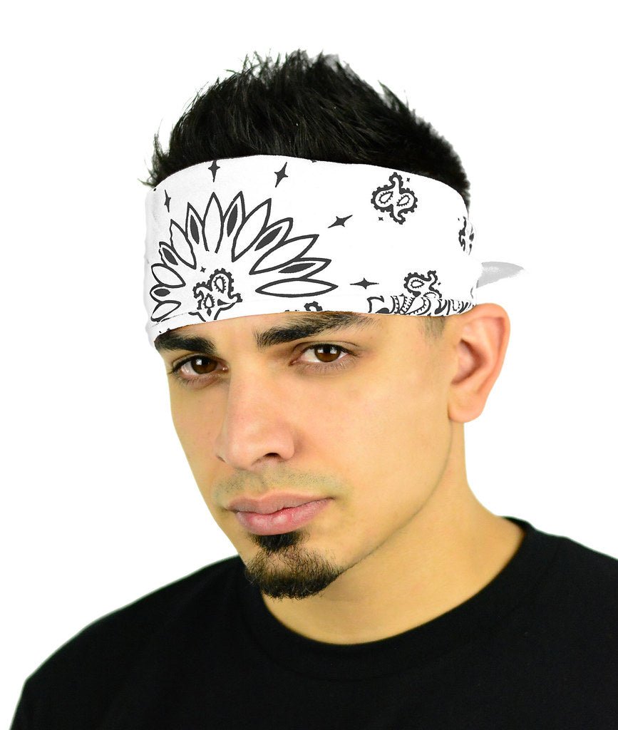 Classic Paisley or Solid Color 27" x 27" Bandanas - Mato & Hash