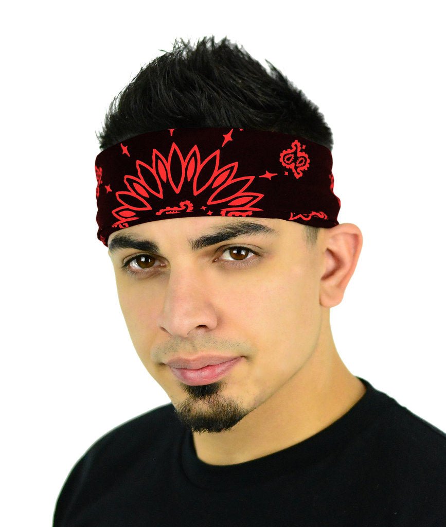 Classic Paisley or Solid Color 27" x 27" Bandanas - Mato & Hash