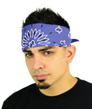 Classic Paisley or Solid Color 27" x 27" Bandanas - Mato & Hash