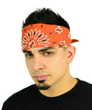 Classic Paisley or Solid Color 27" x 27" Bandanas - Mato & Hash