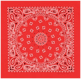 Classic Paisley or Solid Color 27" x 27" Bandanas - Mato & Hash