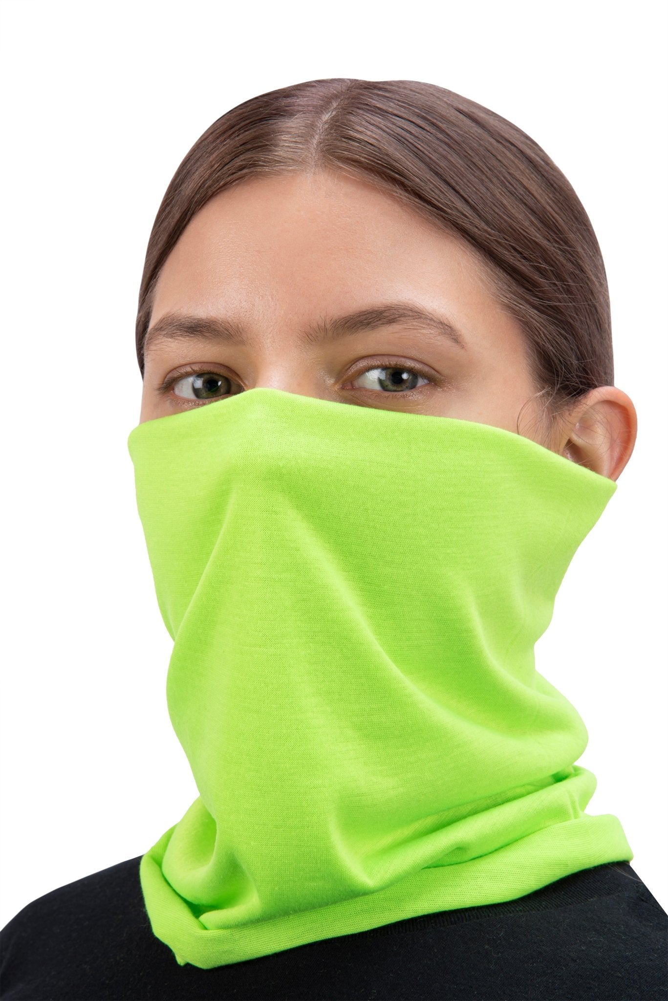 thumbnail image 2 of Multi-Use Elastic Face Mask Tube – Silky Bandana Scarf Gaiter For Adults (Unisex, Breathable) 2 of 6