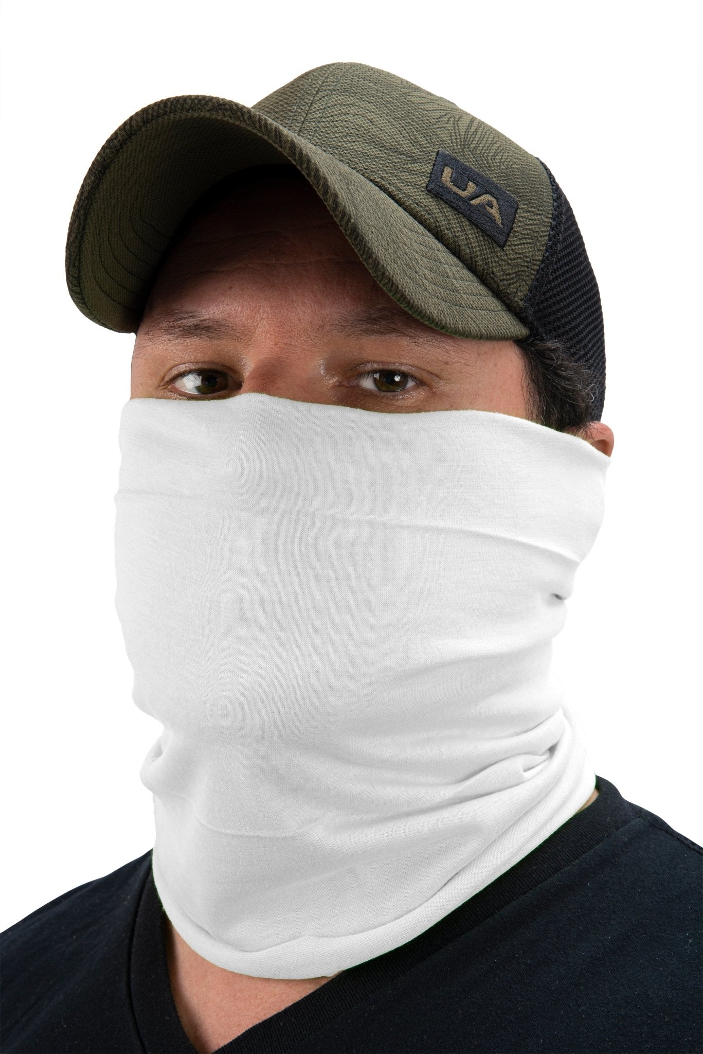 Classic Paisley or Solid Color Multifunctional Neck Gaiter Tube Bandana Face Cover - Mato & Hash