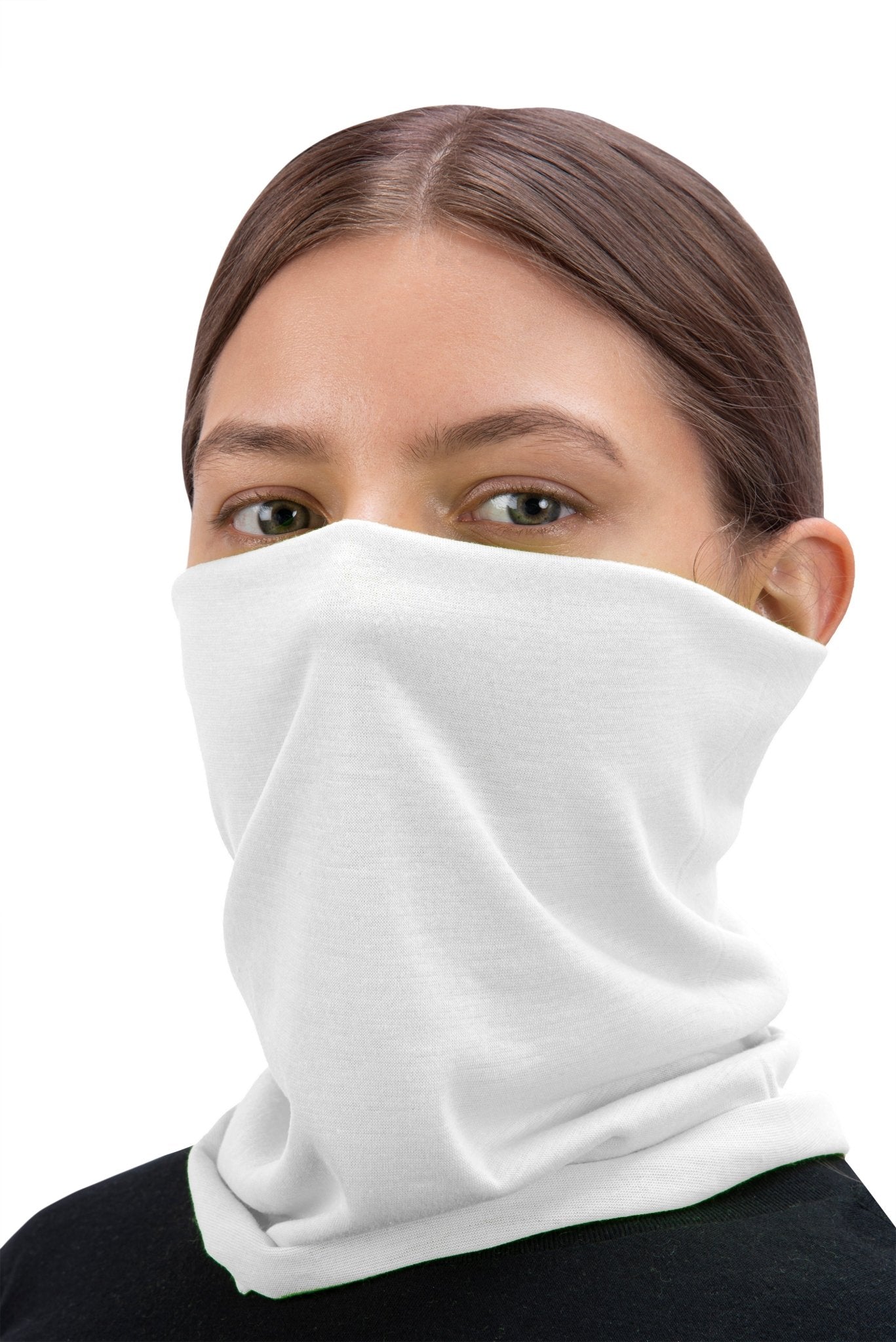 Classic Paisley or Solid Color Multifunctional Neck Gaiter Tube Bandana Face Cover - Mato & Hash