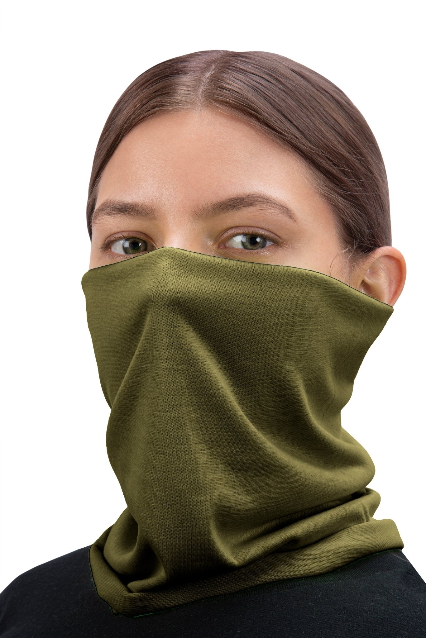 Classic Paisley or Solid Color Multifunctional Neck Gaiter Tube Bandana Face Cover - Mato & Hash