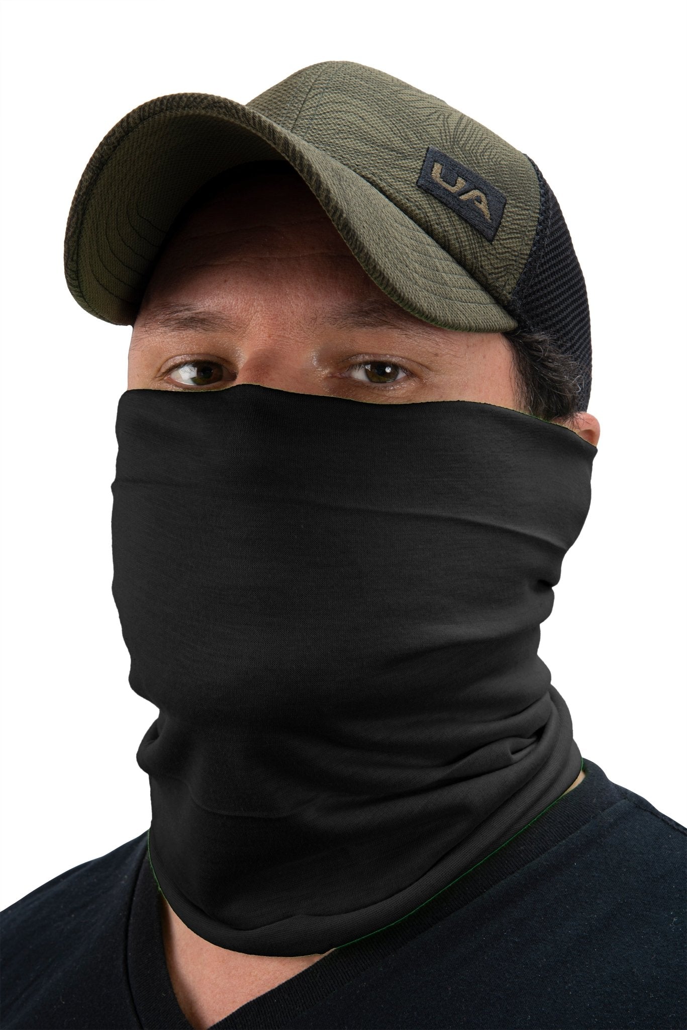 Classic Paisley or Solid Color Multifunctional Neck Gaiter Tube Bandana Face Cover - Mato & Hash