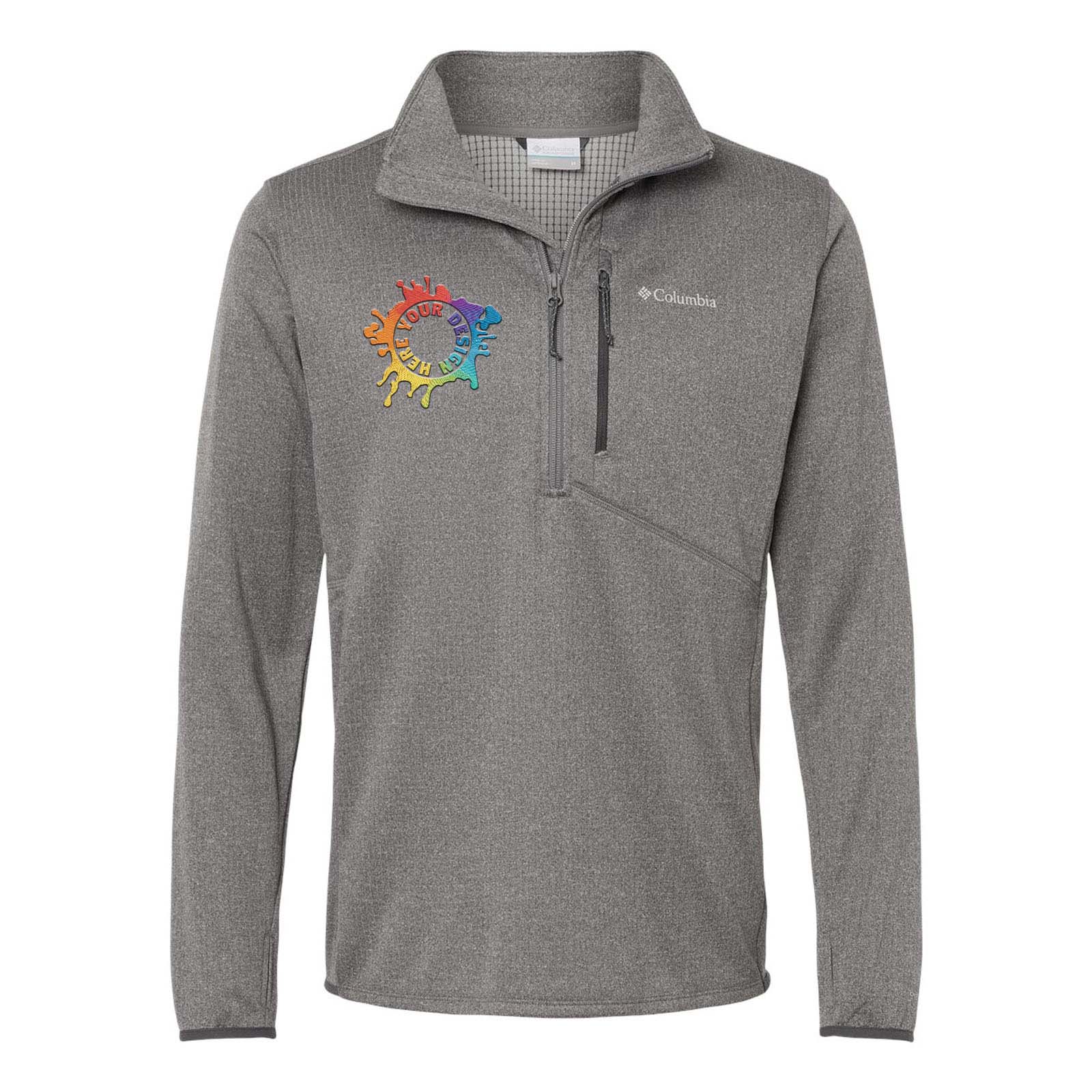 Columbia Park View™ Fleece Half-Zip Jacket Embroidery - Mato & Hash