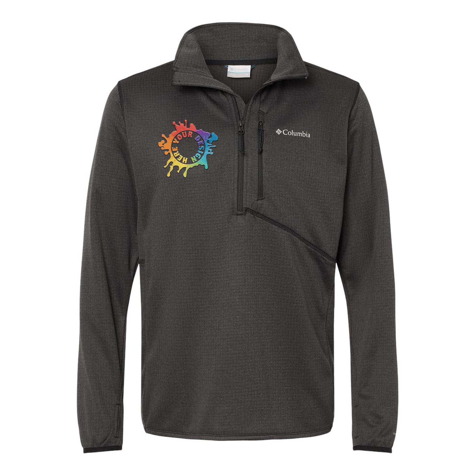 Columbia Park View™ Fleece Half-Zip Jacket Embroidery - Mato & Hash