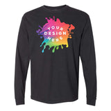 Comfort Colors Garment Dyed Heavyweight Men's 100% Cotton Long Sleeve T-Shirt - Mato & Hash