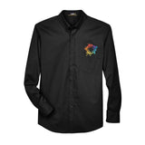 Core 365 Men's Operate Long-Sleeve Twill Shirt Embroidery