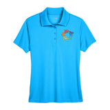 Core365 Ladies' Origin Performance 100% Polyester Piqué Polo T-Shirt Embroidery - Mato & Hash