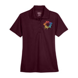 Core365 Ladies' Origin Performance 100% Polyester Piqué Polo T-Shirt Embroidery - Mato & Hash