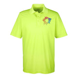 Core365 Men's Origin Performance 100% Polyester Piqué Polo T-Shirt Embroidery - Mato & Hash