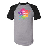 Custom Augusta Sportswear Adult Short-Sleeve Baseball Raglan Jersey