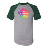 Custom Augusta Sportswear Adult Short-Sleeve Baseball Raglan Jersey - Mato & Hash