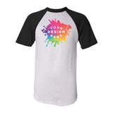 Custom Augusta Sportswear Adult Short-Sleeve Baseball Raglan Jersey - Mato & Hash