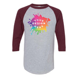 Custom Augusta Sportswear Three-Quarter Raglan Sleeve Baseball Jersey - Mato & Hash
