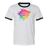 Custom Bella + Canvas Men's Jersey Short-Sleeve Ringer T-Shirt - Mato & Hash
