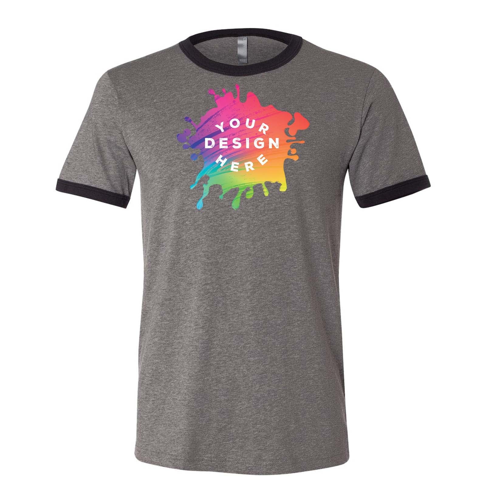 Custom Bella + Canvas Men's Jersey Short-Sleeve Ringer T-Shirt - Mato & Hash