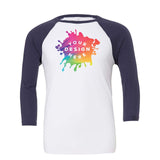 Custom Bella + Canvas Unisex 3/4-Sleeve Baseball Raglan T-Shirt - Mato & Hash