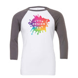Custom Bella + Canvas Unisex 3/4-Sleeve Baseball Raglan T-Shirt - Mato & Hash