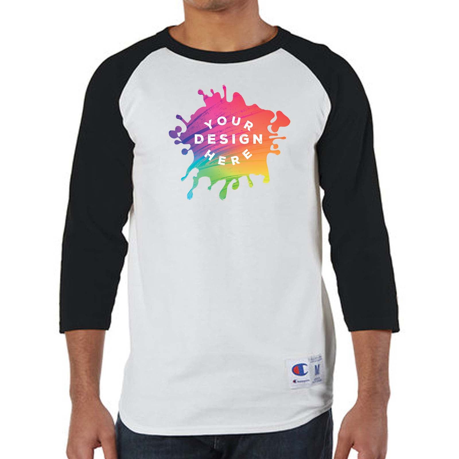 Custom Champion Adult Raglan T-Shirt - Mato & Hash