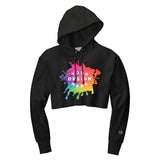 Custom Champion ® Women’s Reverse Weave ® Cropped Cut-Off Hooded Sweatshirt