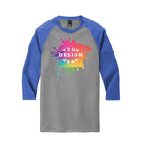 Custom District ® Perfect Tri ® 3/4-Sleeve Raglan - Mato & Hash