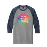 Custom District ® Perfect Tri ® 3/4-Sleeve Raglan - Mato & Hash