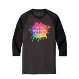 Custom District ® Perfect Tri ® 3/4-Sleeve Raglan