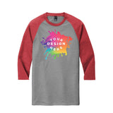 Custom District ® Perfect Tri ® 3/4-Sleeve Raglan - Mato & Hash