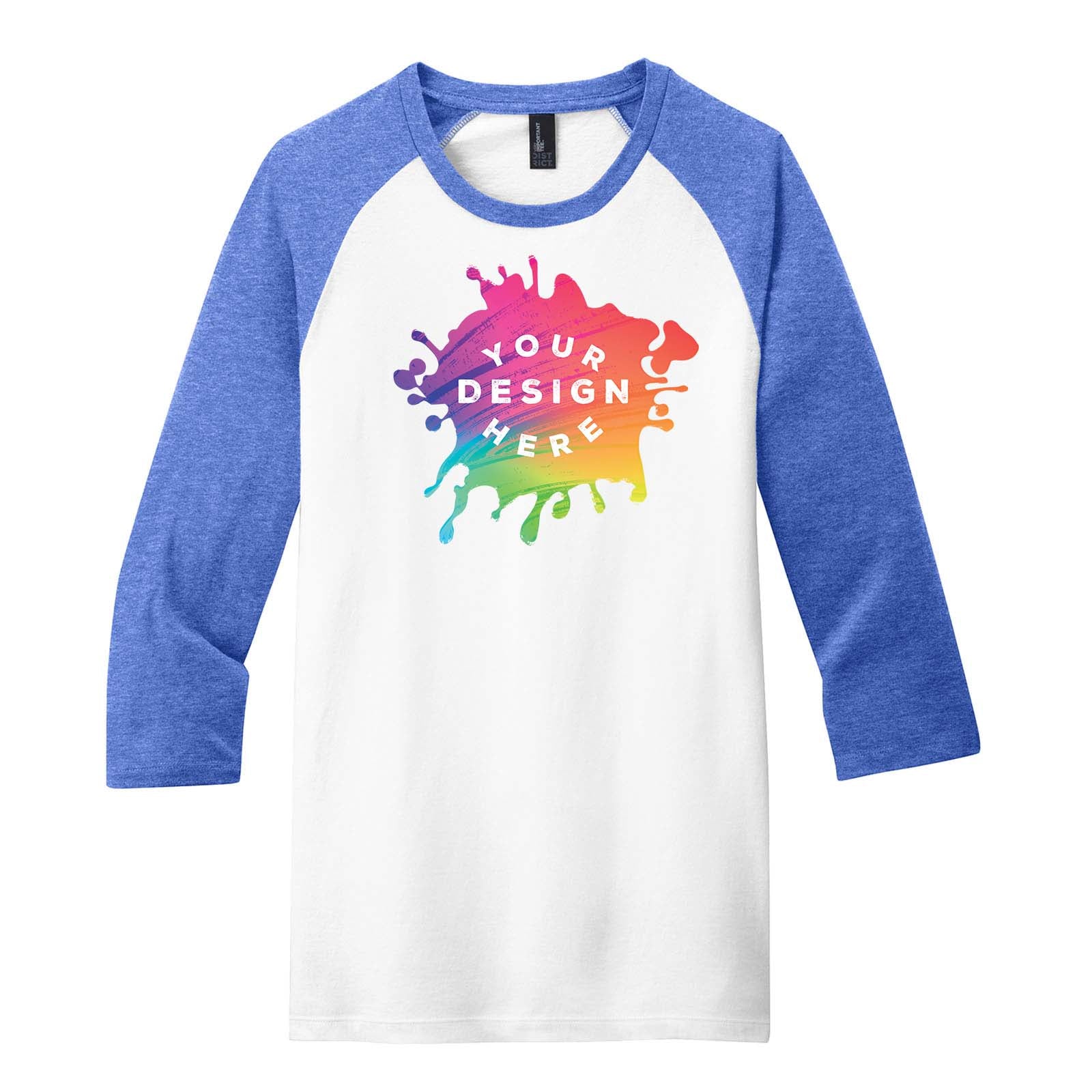Custom District Very Important Tee ® 3/4 Sleeve Raglan - Mato & Hash
