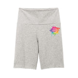 Custom District® Women’s Flex High-Waist Bike Short - Mato & Hash