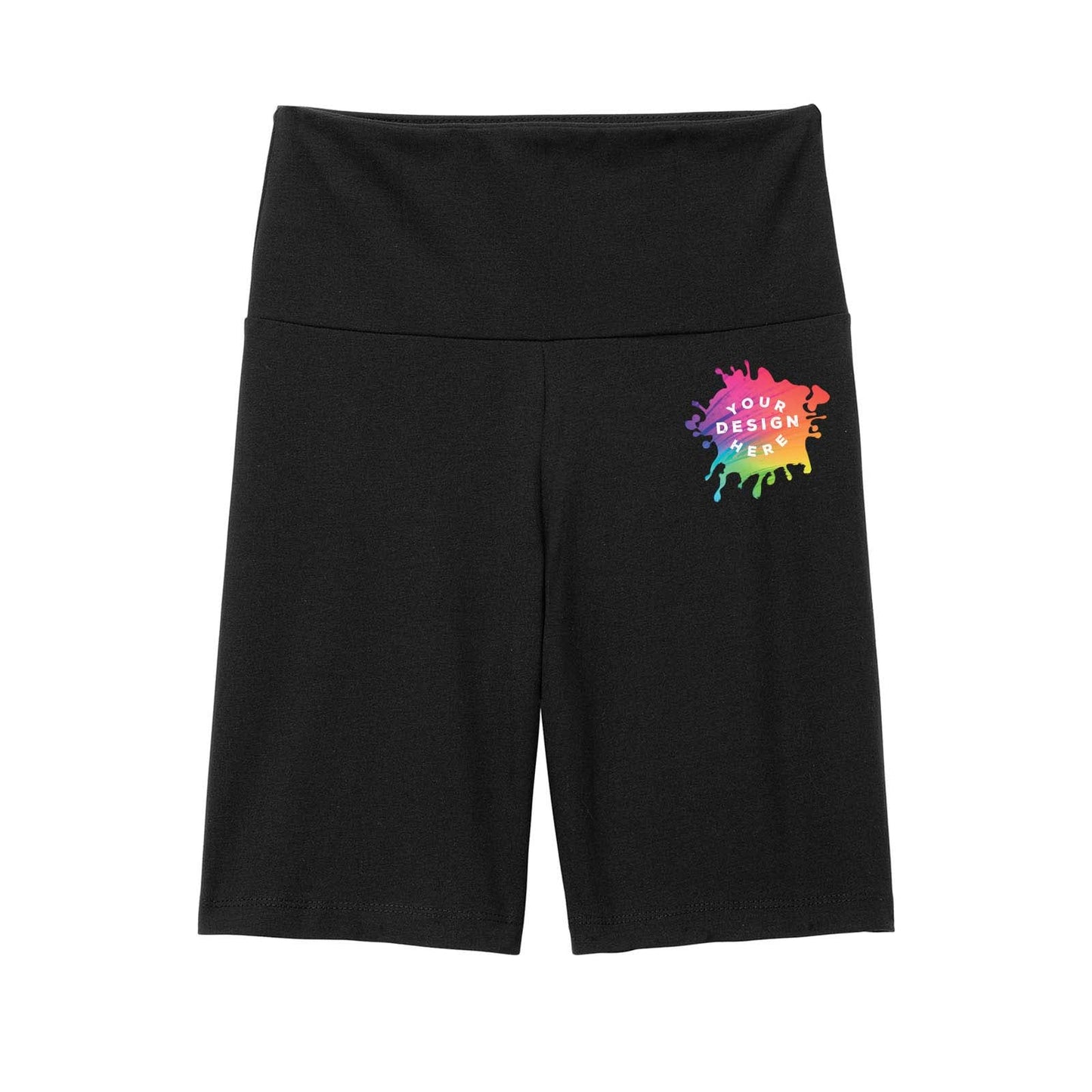 Custom District® Women’s Flex High-Waist Bike Short - Mato & Hash