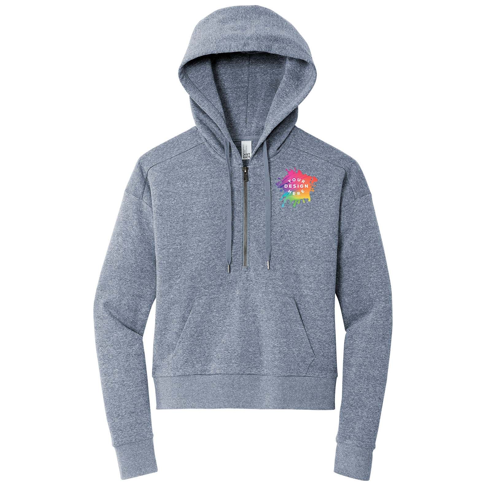 Custom District® Women’s Perfect Tri® Fleece 1/2-Zip Pullover - Mato & Hash