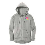Custom District® Women’s Perfect Weight® Fleece Drop Shoulder Full-Zip Hoodie - Mato & Hash