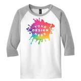 Custom District Youth Very Important Tee ® 3/4 Sleeve Raglan - Mato & Hash