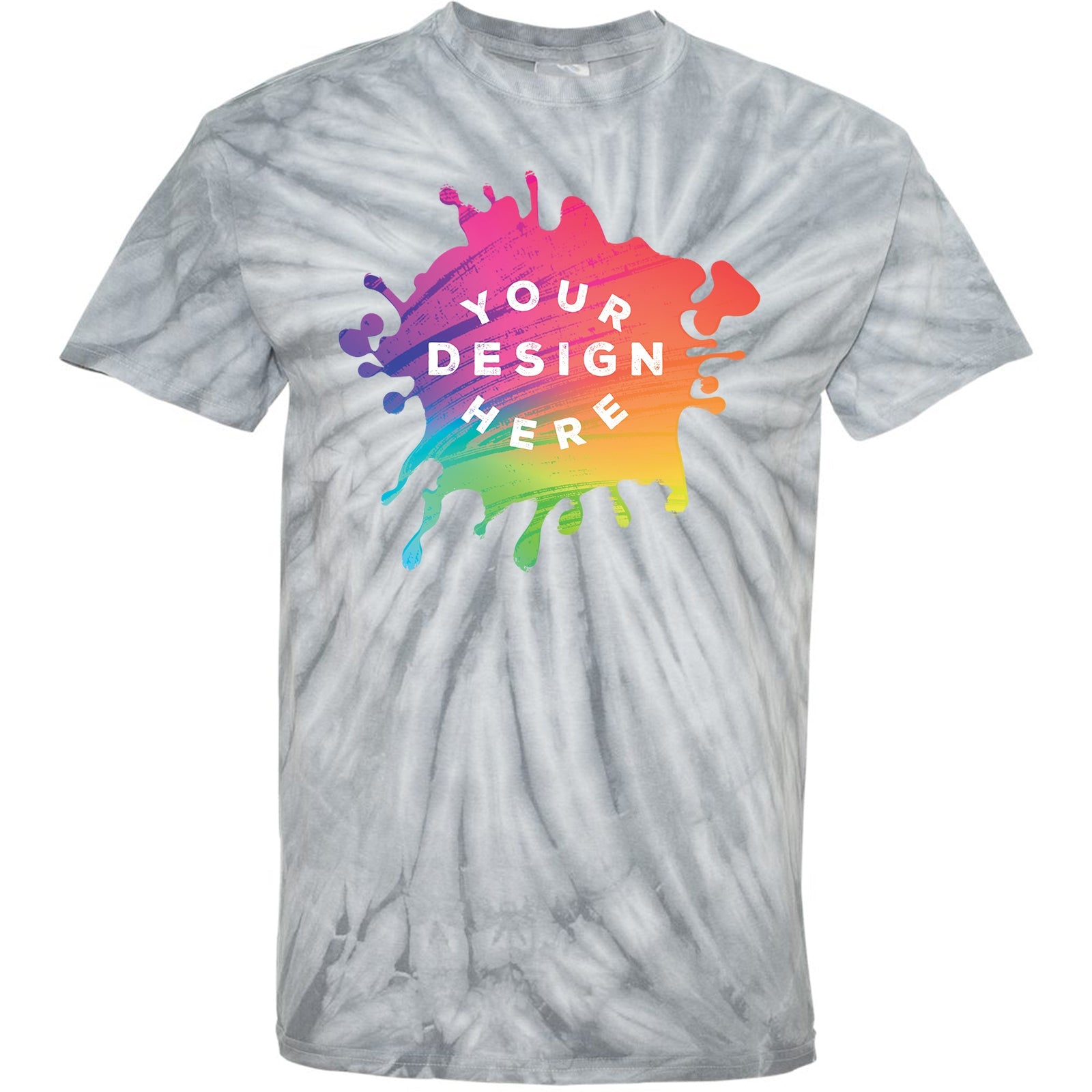 Custom Dyenomite Cyclone Pinwheel 100% Cotton Unisex Tie-Dye T-Shirt - Mato & Hash