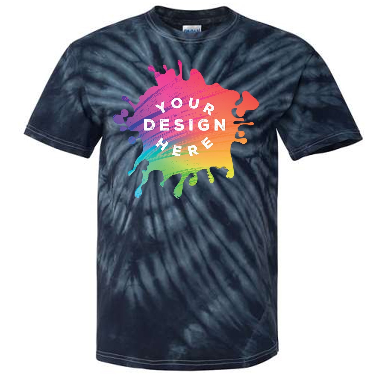 Custom Dyenomite Cyclone Pinwheel 100% Cotton Unisex Tie-Dye T-Shirt - Mato & Hash