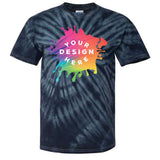 Custom Dyenomite Cyclone Pinwheel 100% Cotton Unisex Tie-Dye T-Shirt - Mato & Hash